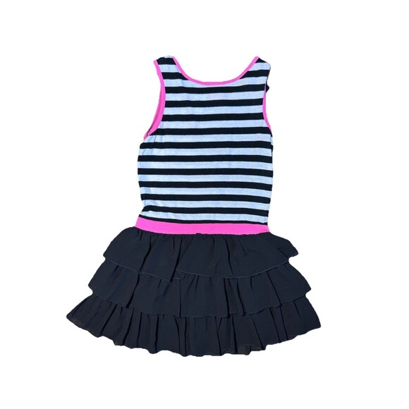 Hello Kitty Girls Dress Small 6/6X – Striped Top & Ruffle Skirt – 2015 Sanrio - Picture 2 of 5